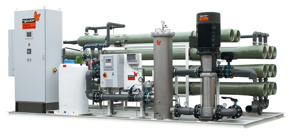 JUDO reverse osmosis unit for desalination